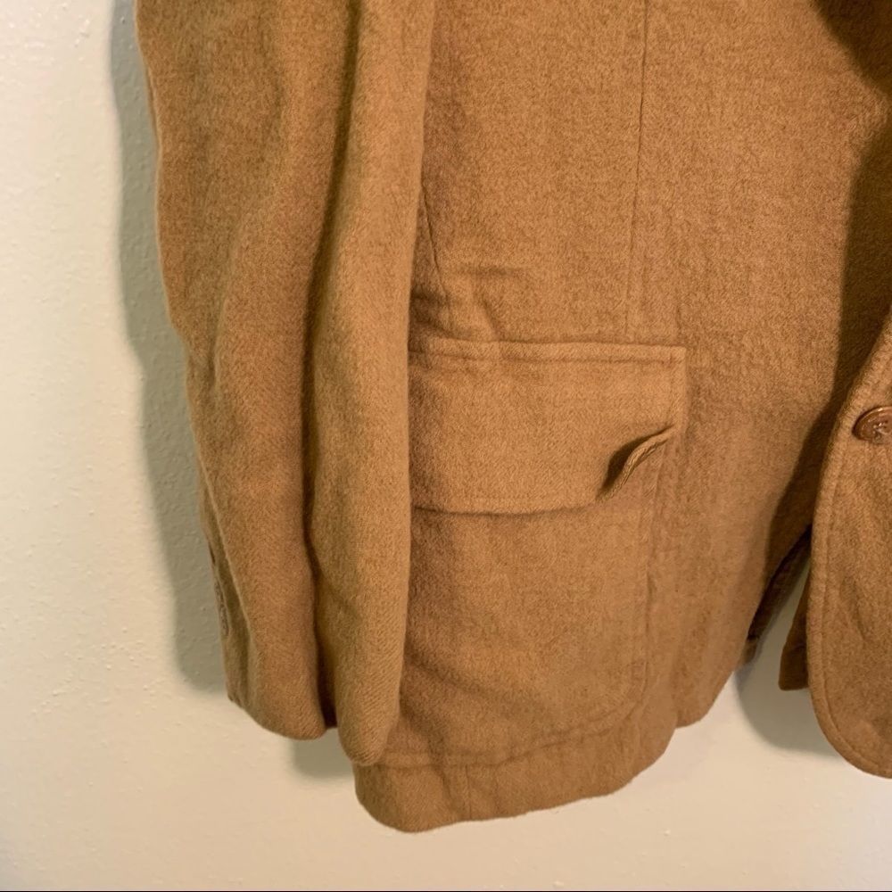 Vintage Palm Beach Men's Blazer Sports Coat 100% Camel Hair Camel Tan Union Made - Picture 5 of 11